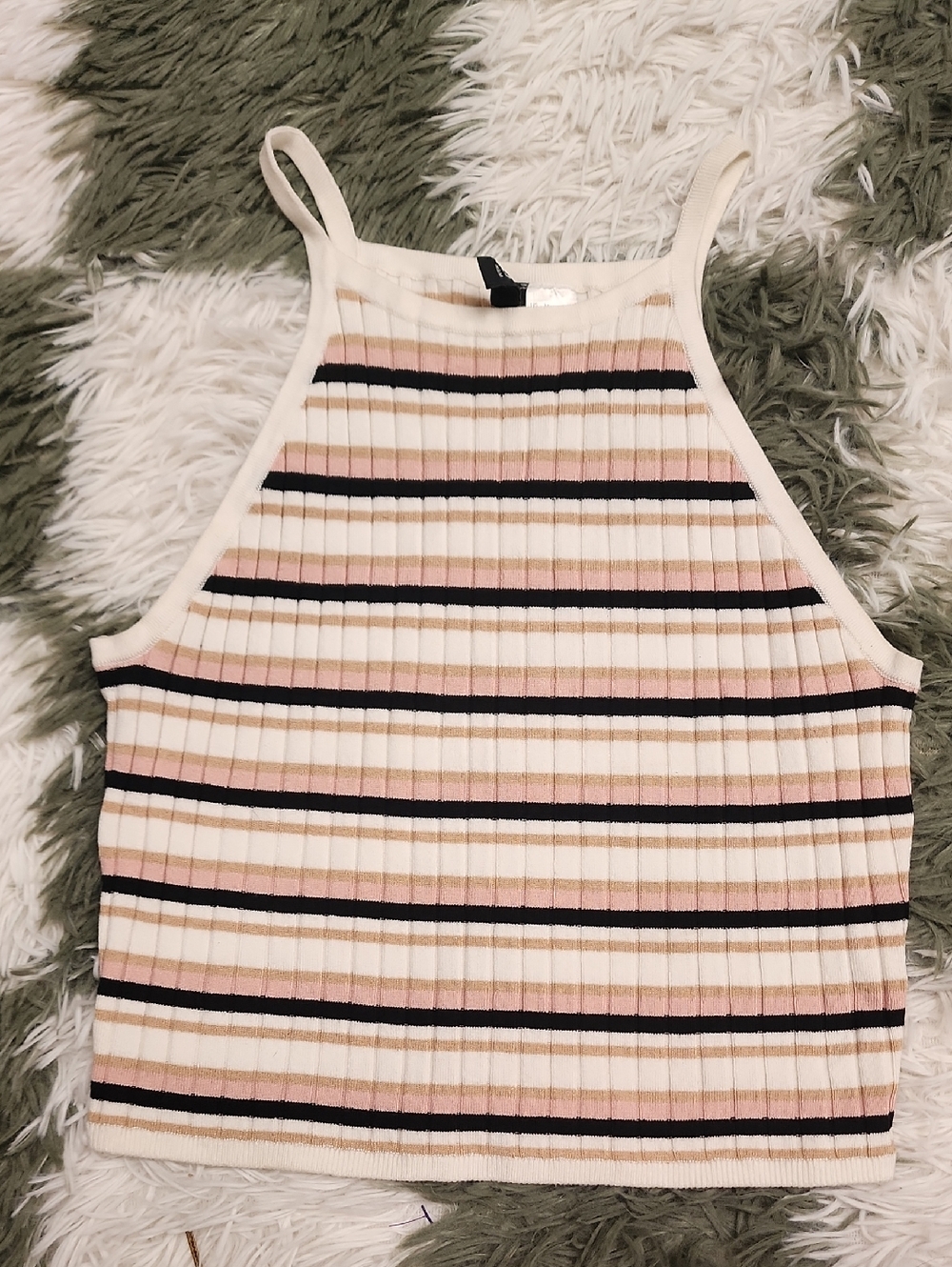 H&M Divided Ribbed Knit Tank